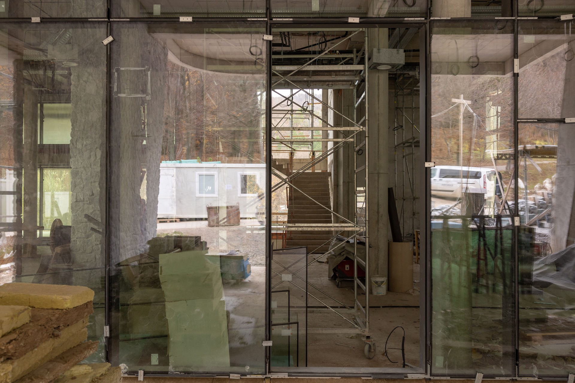 Modern building in making